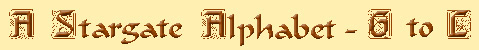 Link to A Stargate Alphabet - G to L
