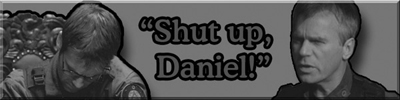 "Shut up, Daniel!"